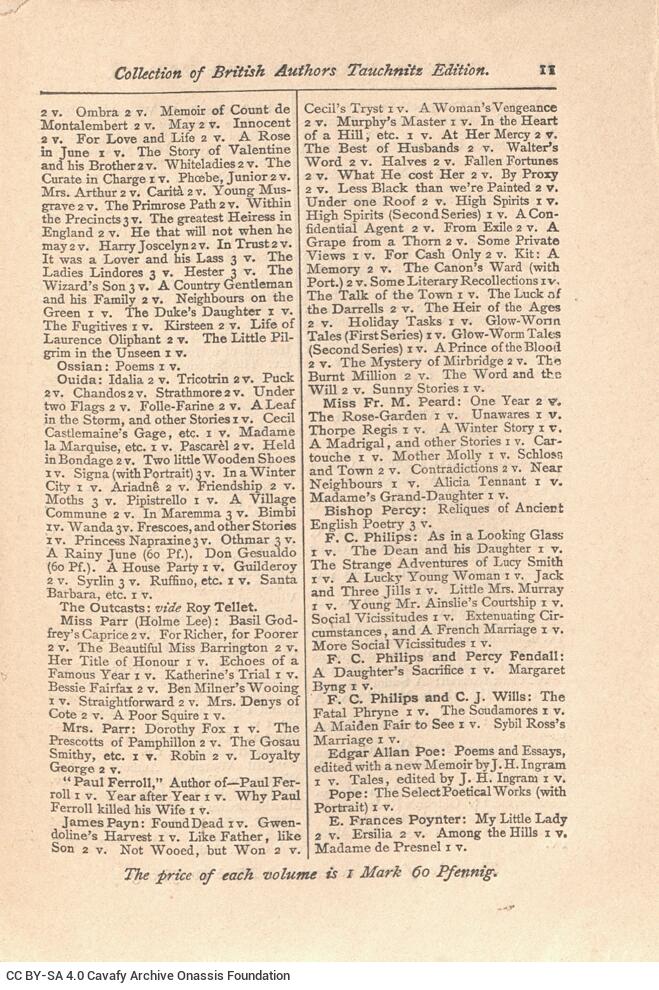 12 x 16.5 cm; [i]-vi p. + 310 p. + 15 appendix p., price of the book “1.60 M” on the spine of the book. P. [i] informatio